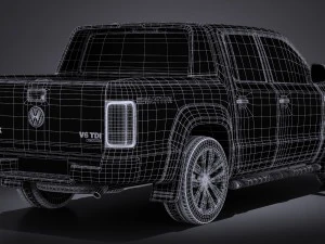 Volkswagen Amarok 2017 3D Model