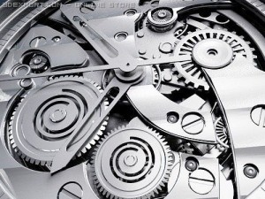 Mens Skeleton Mechanical Watch 3D Model