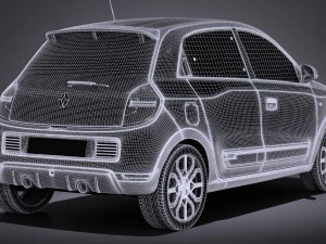 Renault Twingo GT 2017 3D Model