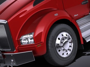 Kenworth T880 Sleeper Cab 2015 Model 3D