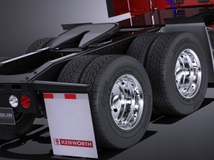Kenworth T880 Sleeper Cab 2015 Model 3D