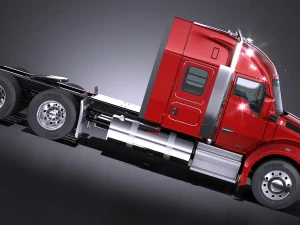 Kenworth T880 Sleeper Cab 2015 3D Model