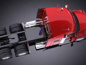 Kenworth T880 Sleeper Cab 2015 3D Model