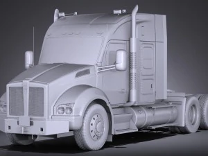 Kenworth T880 Sleeper Cab 2015 3D Model