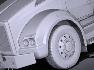 Kenworth T880 Sleeper Cab 2015 Model 3D