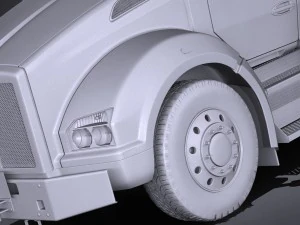 Kenworth T880 Sleeper Cab 2015 3D Model