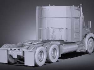 Kenworth T880 Sleeper Cab 2015 Model 3D