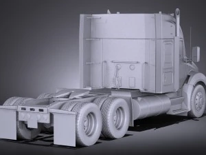 Kenworth T880 Sleeper Cab 2015 3D Model