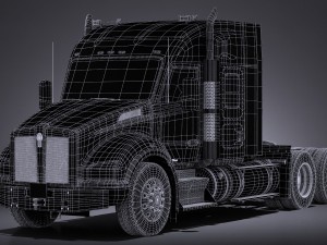 Kenworth T880 Sleeper Cab 2015 Model 3D
