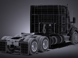 Kenworth T880 Sleeper Cab 2015 Model 3D