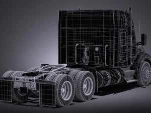 Kenworth T880 Sleeper Cab 2015 3D Model