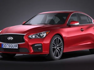 InfinitiQ50S2017 Modello 3D