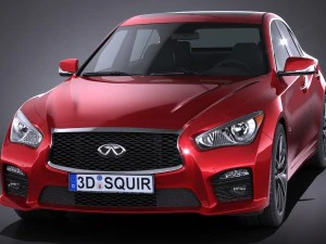 Infiniti Q50S 2017 Modelo 3D