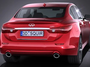 Infiniti Q50S 2017 Modelo 3D