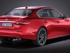 Infiniti Q50S 2017 Modelo 3D
