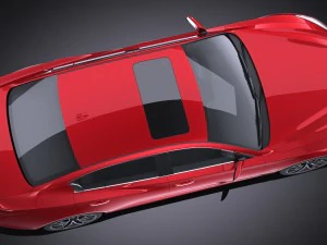 Infiniti Q50S 2017 Modelo 3D