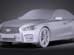 Infiniti Q50S 2017 Modelo 3D