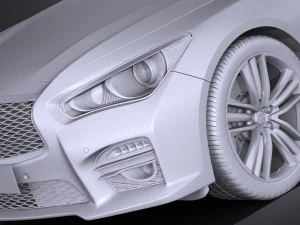 Infiniti Q50S 2017 Modelo 3D