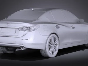 Infiniti Q50S 2017 Modelo 3D
