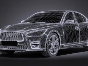 Infiniti Q50S 2017 Modelo 3D
