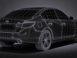 Infiniti Q50S 2017 Modelo 3D