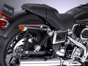 Harley-Davidson Dyna Lowrider 2016 3D Model