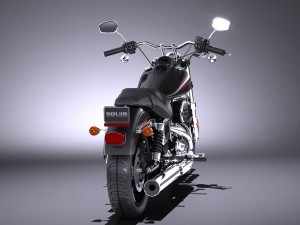 Harley-Davidson Dyna Lowrider 2016 3D Model