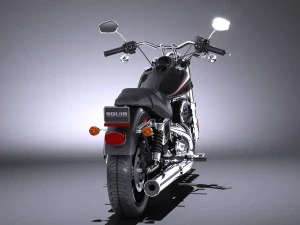 Harley-Davidson Dyna Lowrider 2016 3D Model