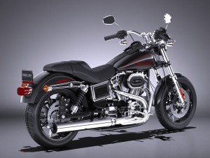 Harley-Davidson Dyna Lowrider 2016 3D Model