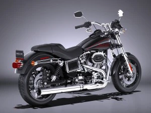 Harley-Davidson Dyna Lowrider 2016 3D Model