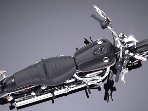 Harley-Davidson Dyna Lowrider 2016 3D Model