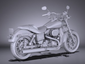 Harley-Davidson Dyna Lowrider 2016 3D Model