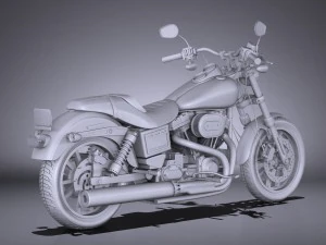 Harley-Davidson Dyna Lowrider 2016 3D Model