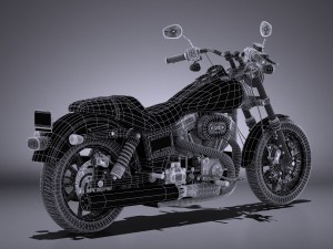Harley-Davidson Dyna Lowrider 2016 3D Model