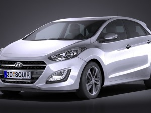Hyundai i30 5-door 2015 3D Model
