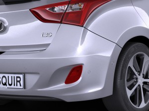 Hyundai i30 5-door 2015 3D 모델