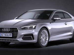 Audi A5 Coupe 2017 3Dモデル