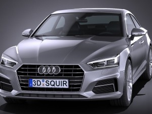 Audi A5 Coupe 2017 Modello 3D