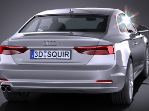Audi A5 Coupe 2017 Modello 3D