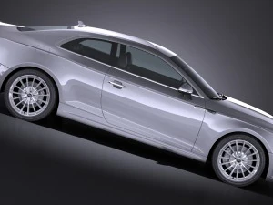 Audi A5 Coupe 2017 3D Model