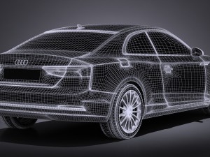 Audi A5 Coupe 2017 Modello 3D