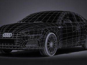 Audi A5 Coupe 2017 Modello 3D