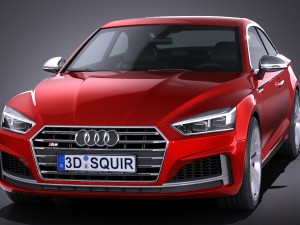 Audi S5 Coupe 2017 Modello 3D
