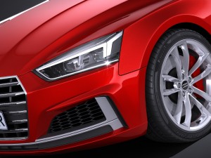 Audi S5 Coupe 2017 Modello 3D