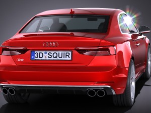 Audi S5 Coupe 2017 Modello 3D