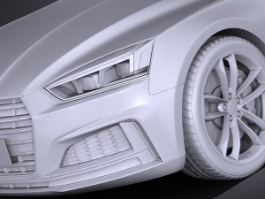 Audi S5 Coupe 2017 Modello 3D