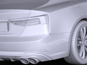 Audi S5 Coupe 2017 Modello 3D