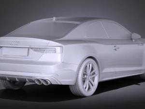 Audi S5 Coupe 2017 3D Model