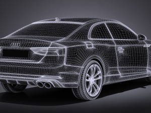Audi S5 Coupe 2017 Modello 3D