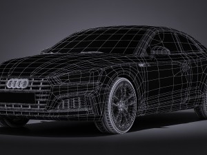 Audi S5 Coupe 2017 Modello 3D